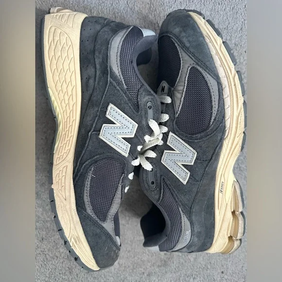 New Balance Men's Sneakers - Blue, Gray, Green - Picture 2 of 12